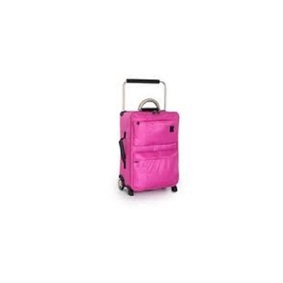 IT World's Lightest Small 2 Wheel Suitcase - Pink