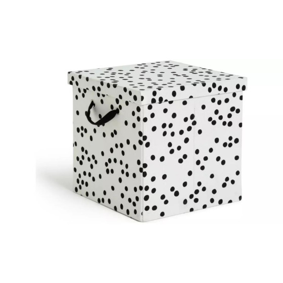 Habitat Penny Storage Box with Lid - White