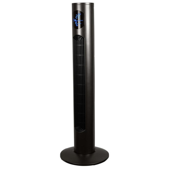 Challenge 38 Inch 3 Speed Graphite Tower Fan - Black - Remote Control