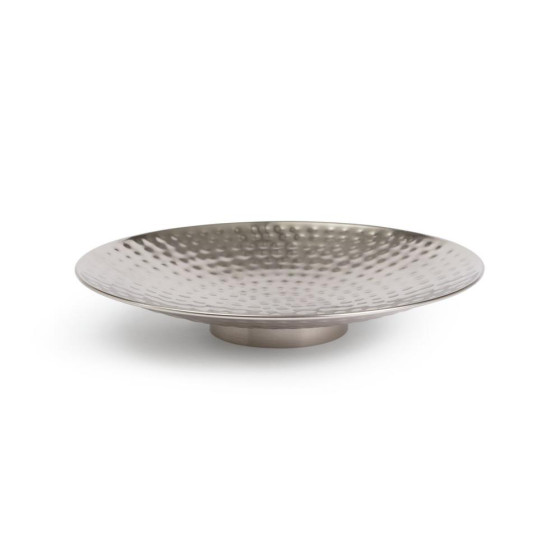 Habitat Boho Metal Punch Tray - Silver