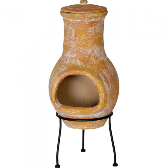 La Hacienda Small Clay Chiminea