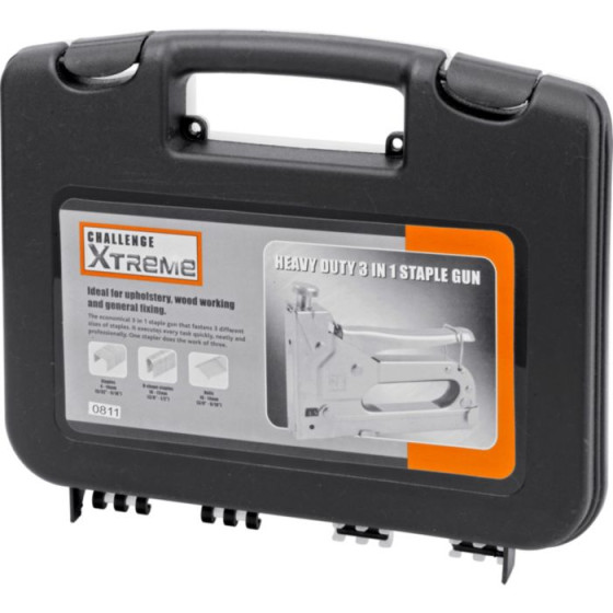 Challenge Xtreme 3-in-1 Staple Gun Kit. 