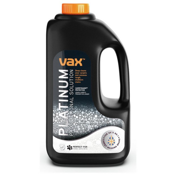 Vax Platinum Professional Carpet Upholstery Cleaning Solution - 1.5L