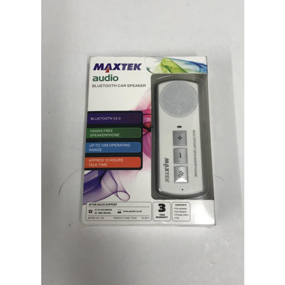 Maxtek Audio Bluetooth Car Speaker - White