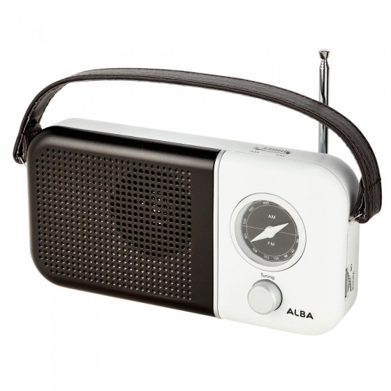 Alba Portable FM Radio - Black