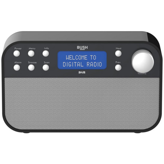 Bush DAB & FM Radio - Black (Battery Operated Only)