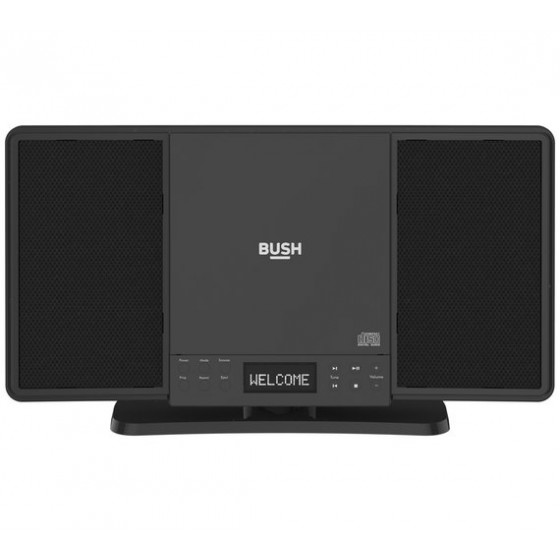 Bush Flat CD Micro System - Black (No BlueTooth)