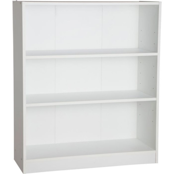 Maine Small Extra Deep Bookcase - White