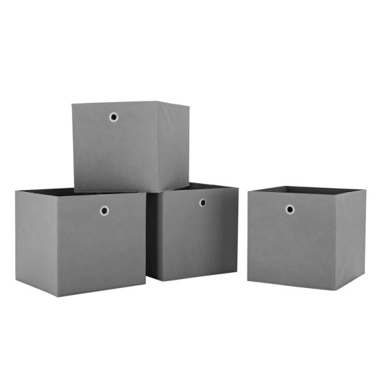 Habitat Set Of 4 Squares Plus Boxes - Grey