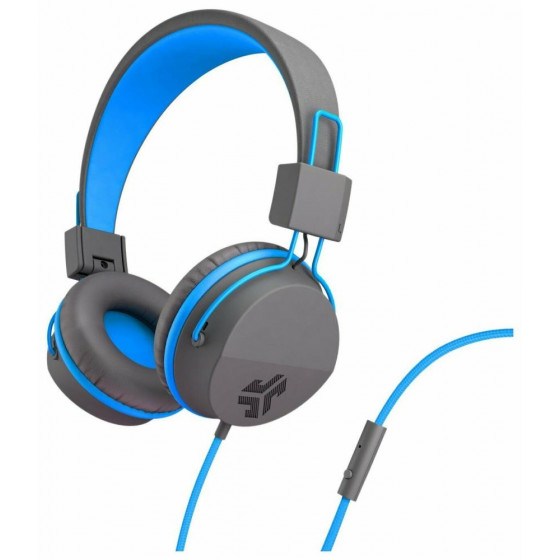 JLab JBuddies Kids Headphones - Grey/Blue