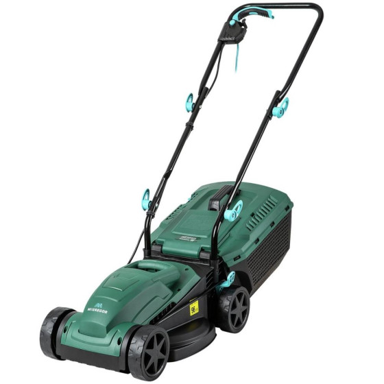 McGregor Corded Electric 33cm Rotary Lawnmower - 1200w