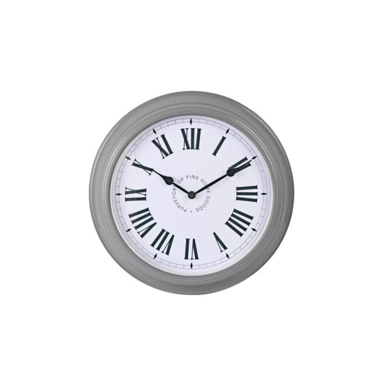 Habitat Stationary Wall Clock - Grey