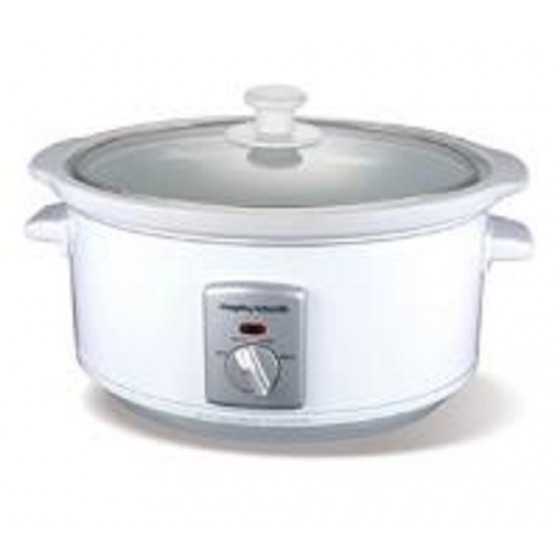 Morphy Richards White Slow Cooker 3.5Litre 48722