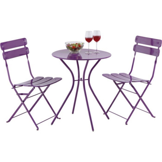 Bistro Set - Purple