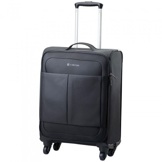 Carlton Ultralite Small 4 Wheel Soft Suitcase - Black