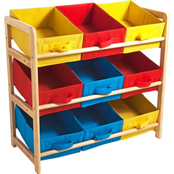 3 Tier Toy Basket Storage Unit