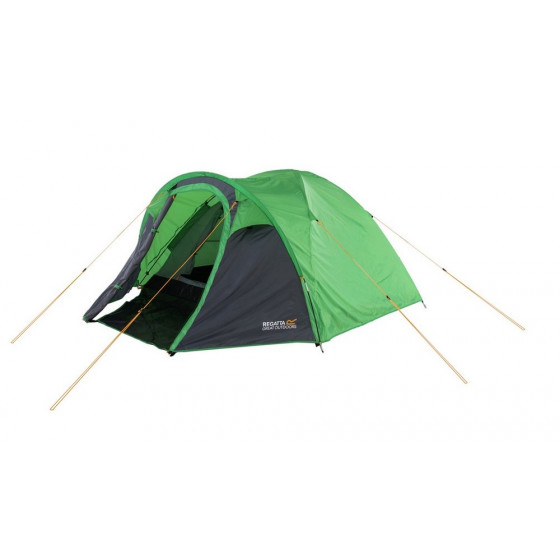 Regatta Kivu 3 Man 1 Room Dome Camping Tent - Green