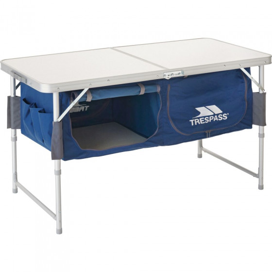Trespass Foldable Storage Table (Slight Damage To Top)