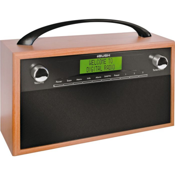 Bush DAB Stereo Radio - Wooden Effect.