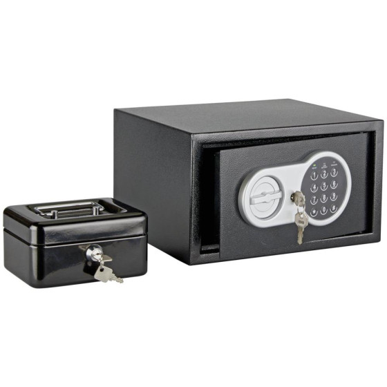 Home A5 29cm Digital Safe With Cash Box (No Wall Bolts)