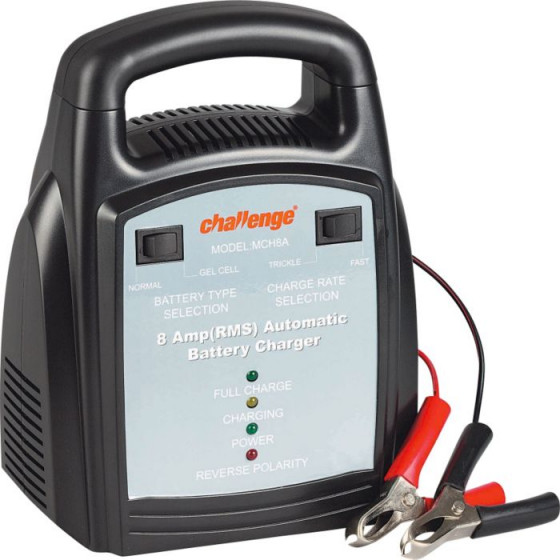 Challenge 8 Amp 12V Automatic Car Battery Charger