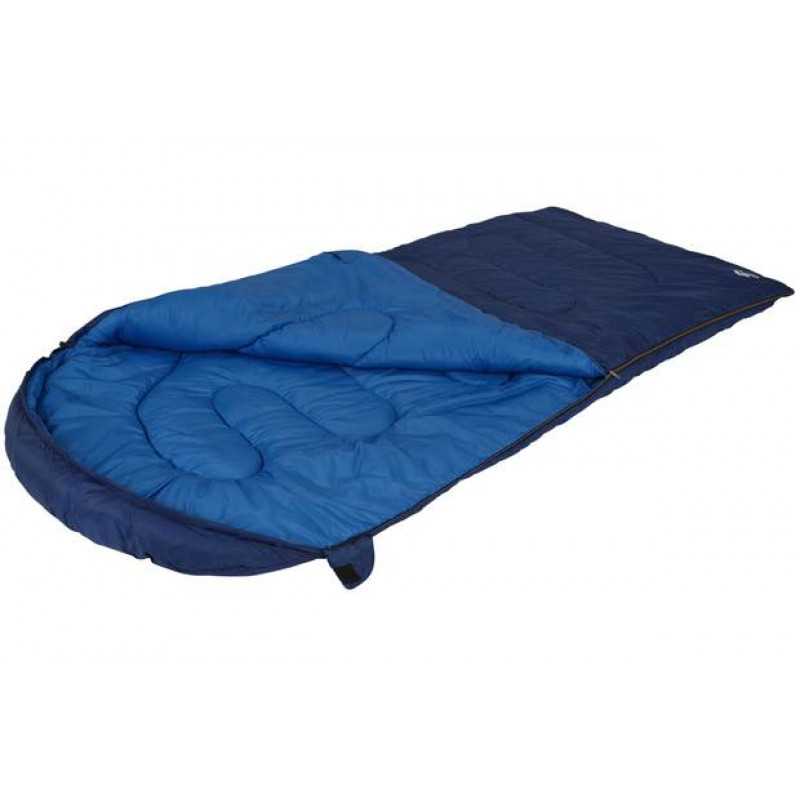 Trespass 350GSM Single Extra Wide Cowl Sleeping Bag Camping