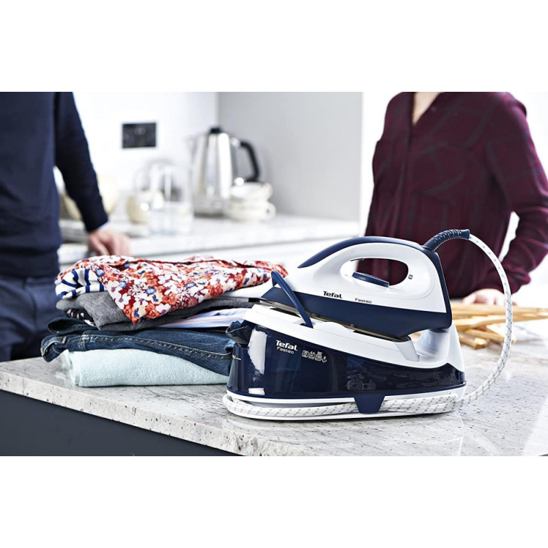 Tefal SV6040 2200w Fasteo Steam Generator Iron Blue (No Filter