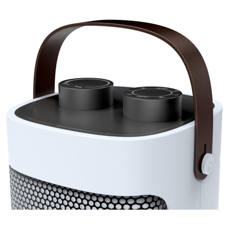 Challenge 2kw Oscillating Tower Fan Heater With Carry Handle Fan Heaters Heating & Air