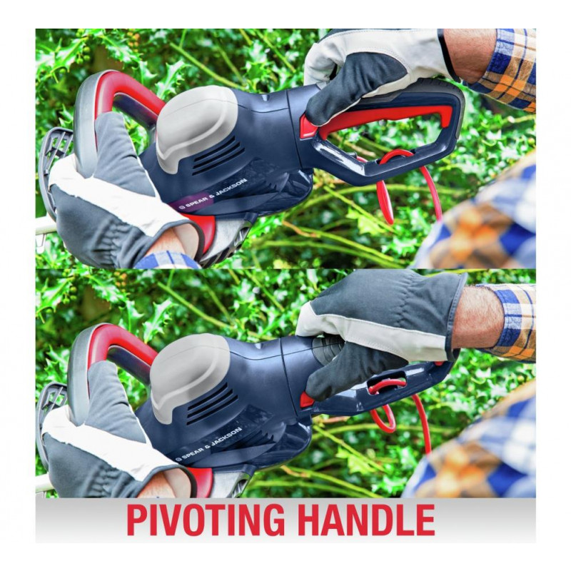 Spear & Jackson HTEG47A660 66cm Corded Hedge Trimmer 600W (B Grade