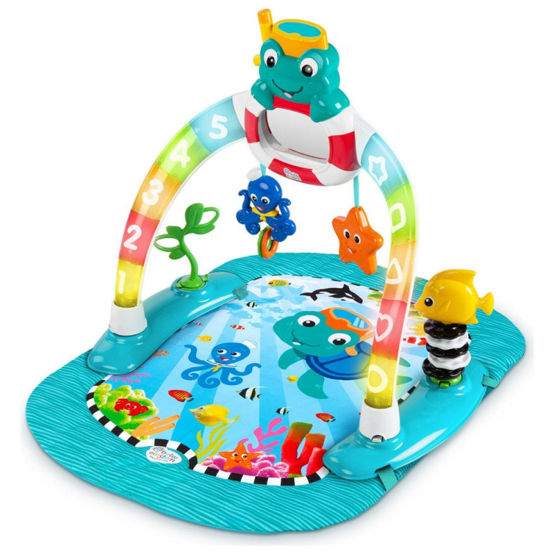 Baby Einstein 2in1 Lights & Sea Activity Gym & Saucer Action