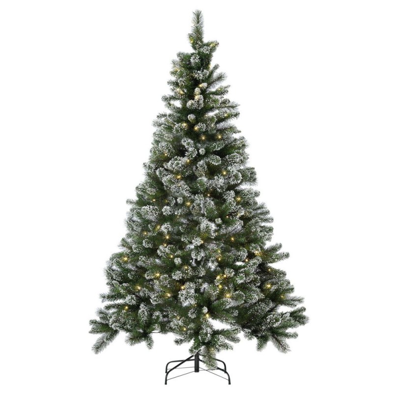 prelit snow tipped christmas tree 7ft christmas trees prelit snow tipped christmas tree 7ft christmas trees