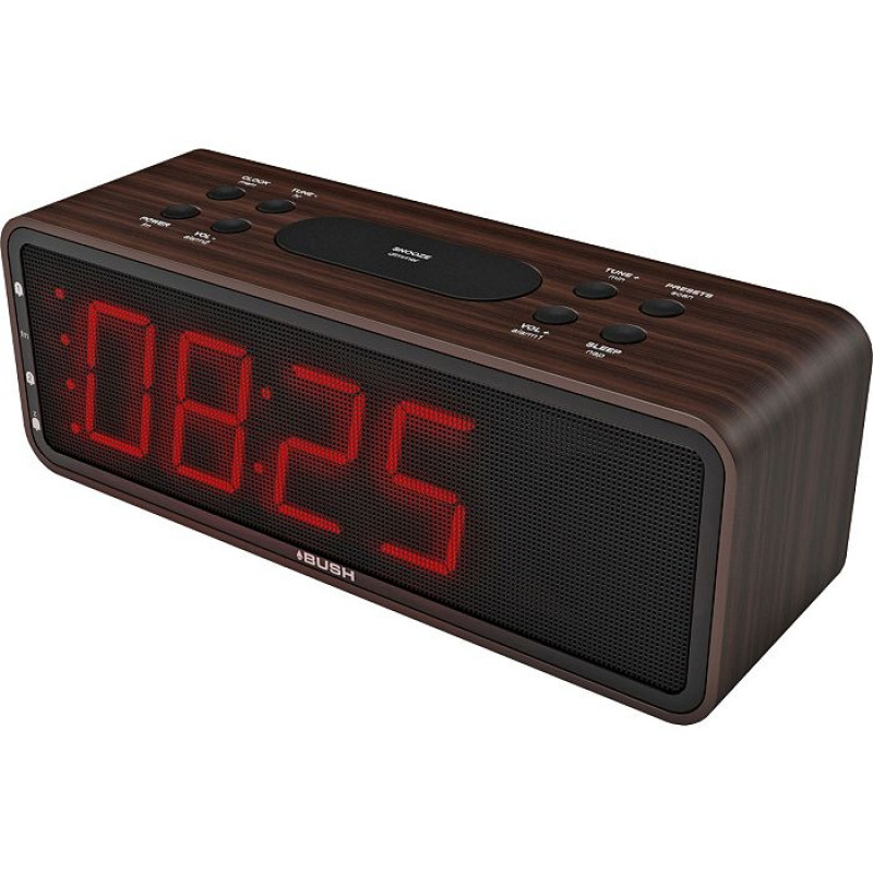 Bush Zephyr Clock Radio Wood Alarm Clocks & Radios Home Audio