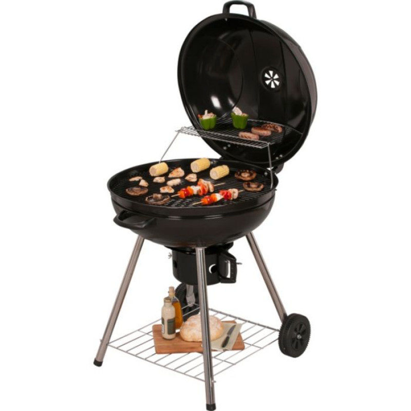 Jumbo 67cm Charcoal Kettle BBQ with Hinge Barbecues Travel