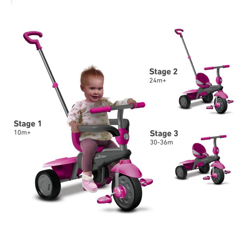 Smart trike 3 sales in 1 pink