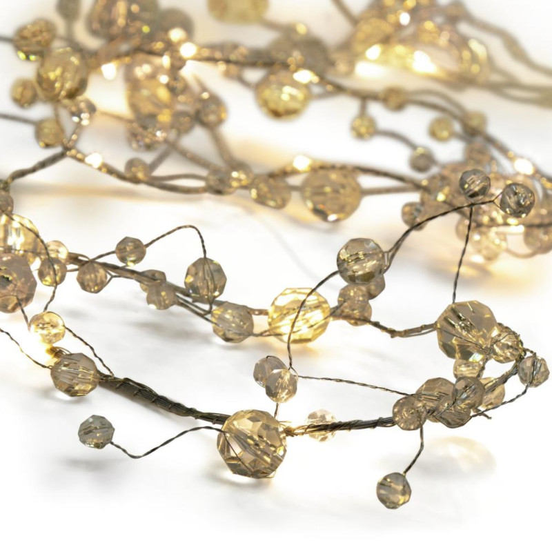 Habitat 20 LED Static Christmas Garland Lights 2m Christmas Lights