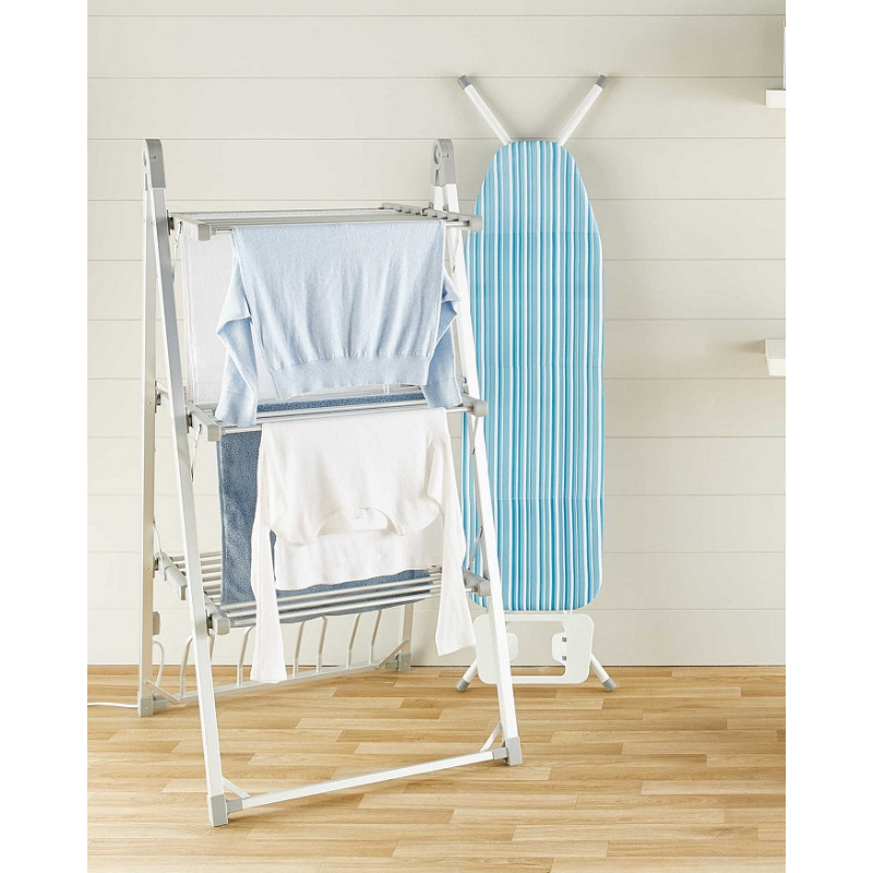 Easy Home 3 Tier Heated Airer With Shoe Rack Clothes Airers Stock