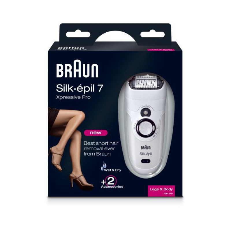 Braun SE7381WD SilkEpil Xpressive Pro Epilator. Epilators