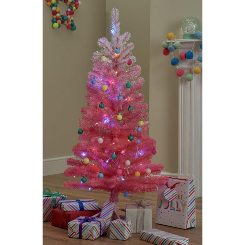 Home 4ft Christmas Tree Pink Ombre Christmas Trees Christmas