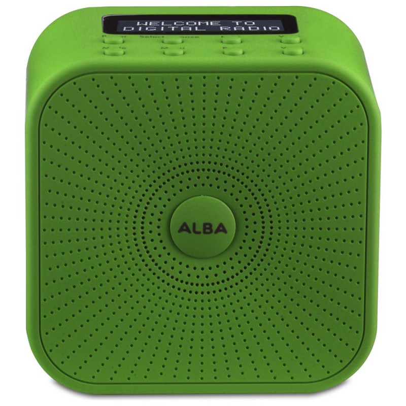Alba Mono DAB Radio Green DAB Digital Radios Home Audio Audio & Video GMV Trade