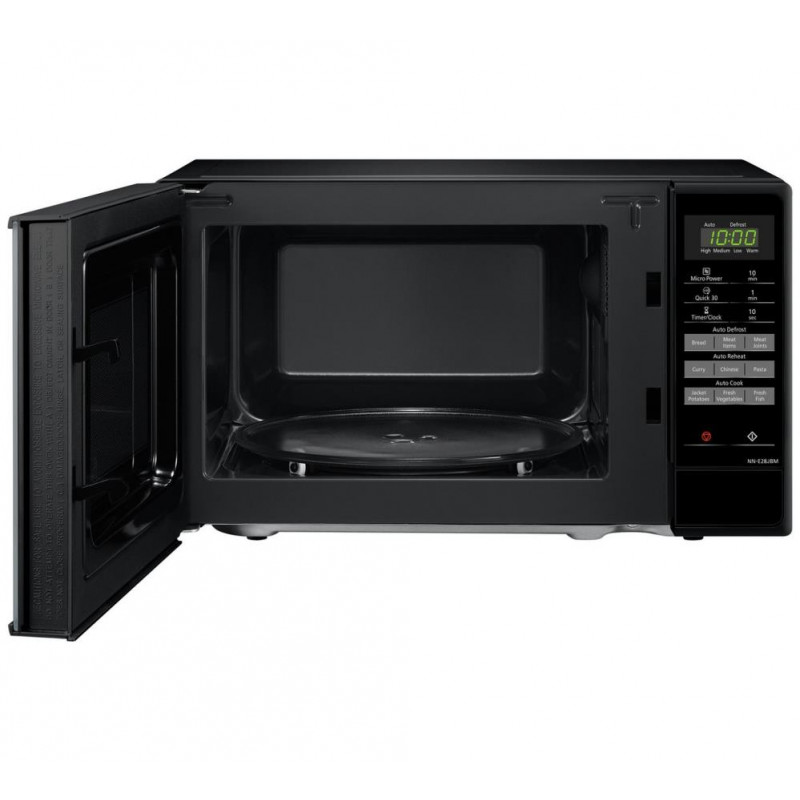 Panasonic NNE28JBM 800W Standard Microwave Black Microwaves