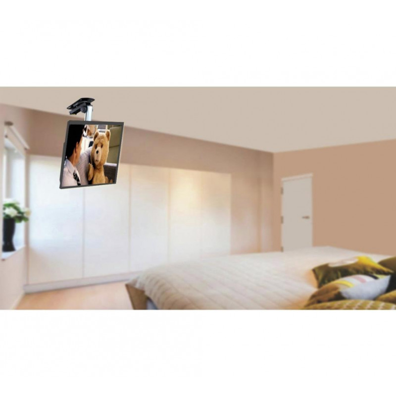 Proper Under TV Bracket 1940 inch Black Television Wall