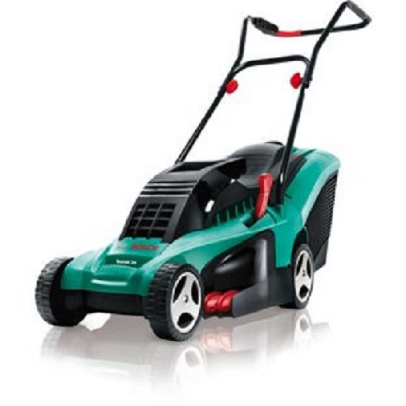 Bosch Rotak 34 Electric Rotary Mower 1400W Lawnmowers Garden