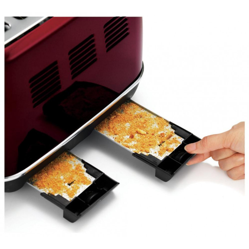 Morphy Richards 240108 Evoke 4 Slice Toaster Red Toasters Kitchen