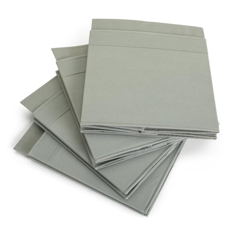 Habitat Pack Of 4 Grey Canvas Boxes Storage Units Furniture GMV Trade