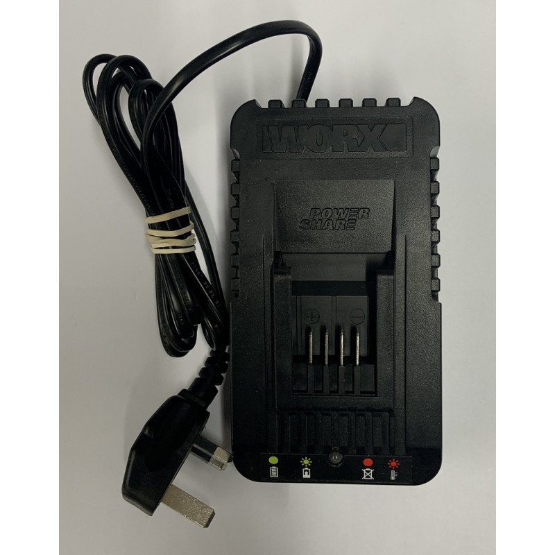 Worx WA3880 20v Single Port Battery Charger Batteries & Chargers