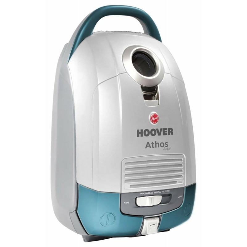 Hoover Athos Activ 5L Cordless Bagged Cylinder Vacuum Cleaner Grey