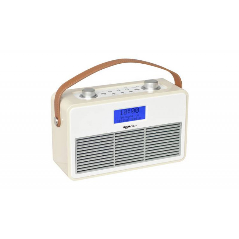 Bush Classic DAB Radio Cream DAB Digital Radios Home Audio
