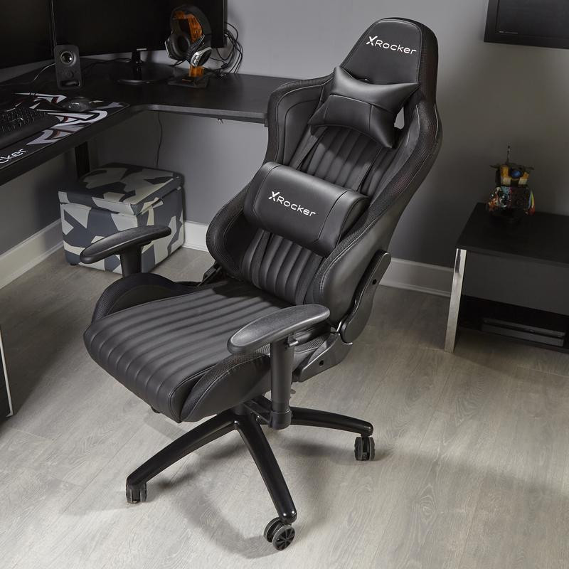 XRocker Alpha RGB Neo Motion LED eSports Gaming Chair Black Toys