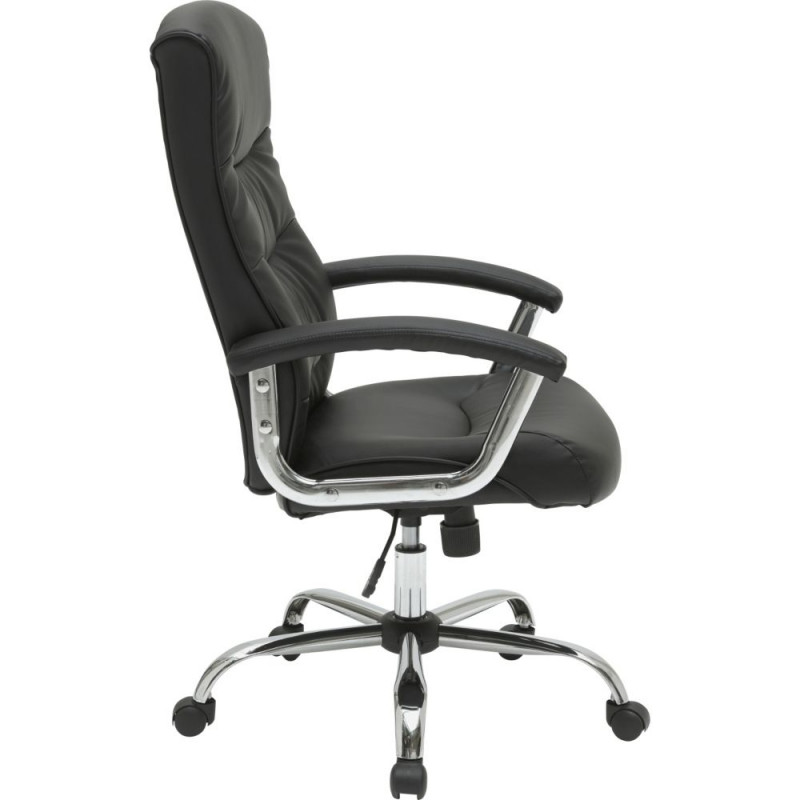 Sydney Gas Lift Leather Faced Office Chair Black Tables & Chairs
