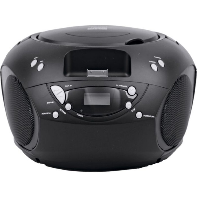 Bush Portable CD Player with iPod Docking Black. MP3 Players